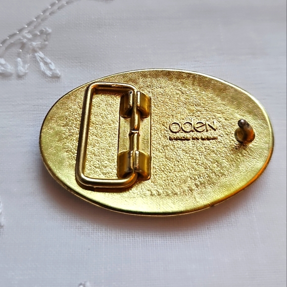 1970s Oden Inc. Brass/Bronze "Jim" Belt Buckle, Personalized Name, Made In USA - Picture 6 of 9